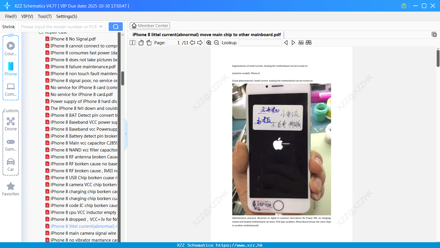 IPhone 8 Littel Current(abnormal) Move Main Chip To Other Mainboard